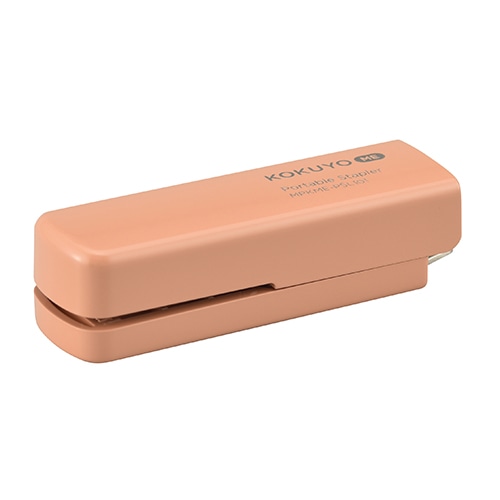 Kokuyo Stapler Portable Stapler Me Kurumi Brown