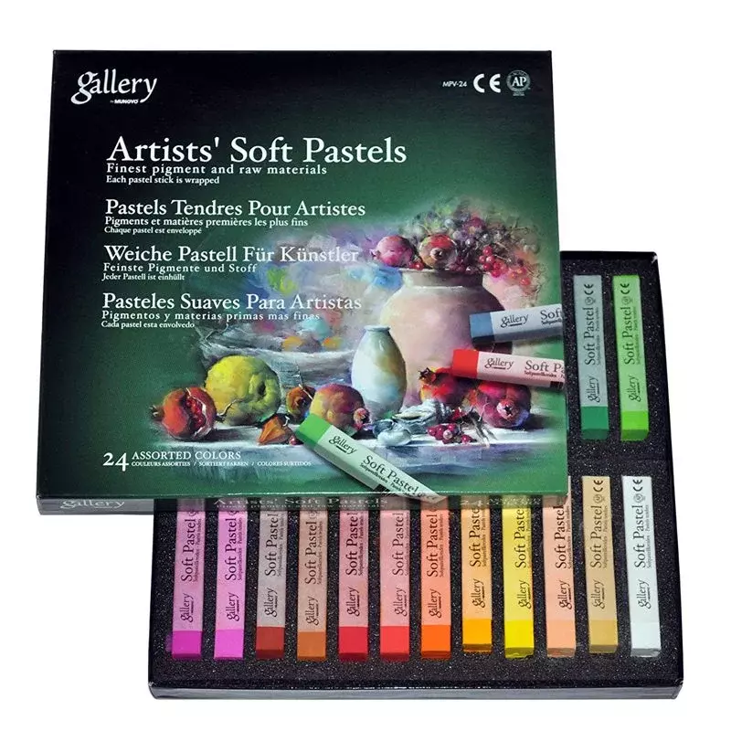 MUNGYO GALLERY SOFT PASTELS - 24 MUNGYO GALLERY SOFT PASTELS - 24