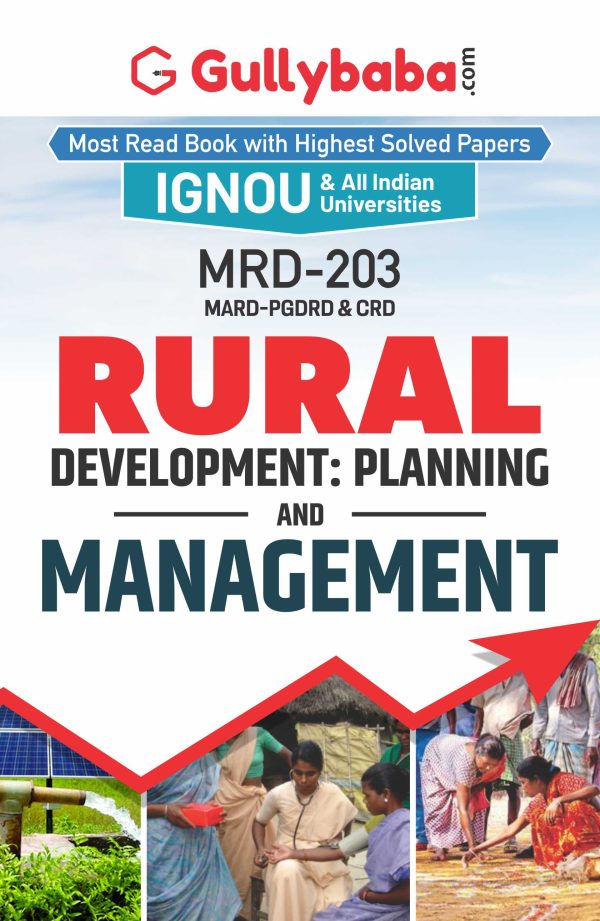 IGNOU MRD-203 - Rural Development: Planning and Management, Latest Help Book Edition