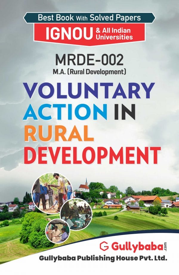 IGNOU MRDE-02 - Voluntary Action in Rural Development, Latest Help Book Edition IGNOU MRDE-02 - Voluntary Action in Rural Development, Latest Help Book Edition