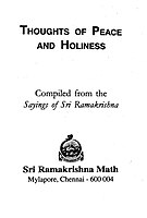 Thoughts of Peace and Holiness