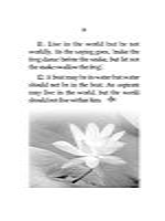 Thoughts of Peace and Holiness