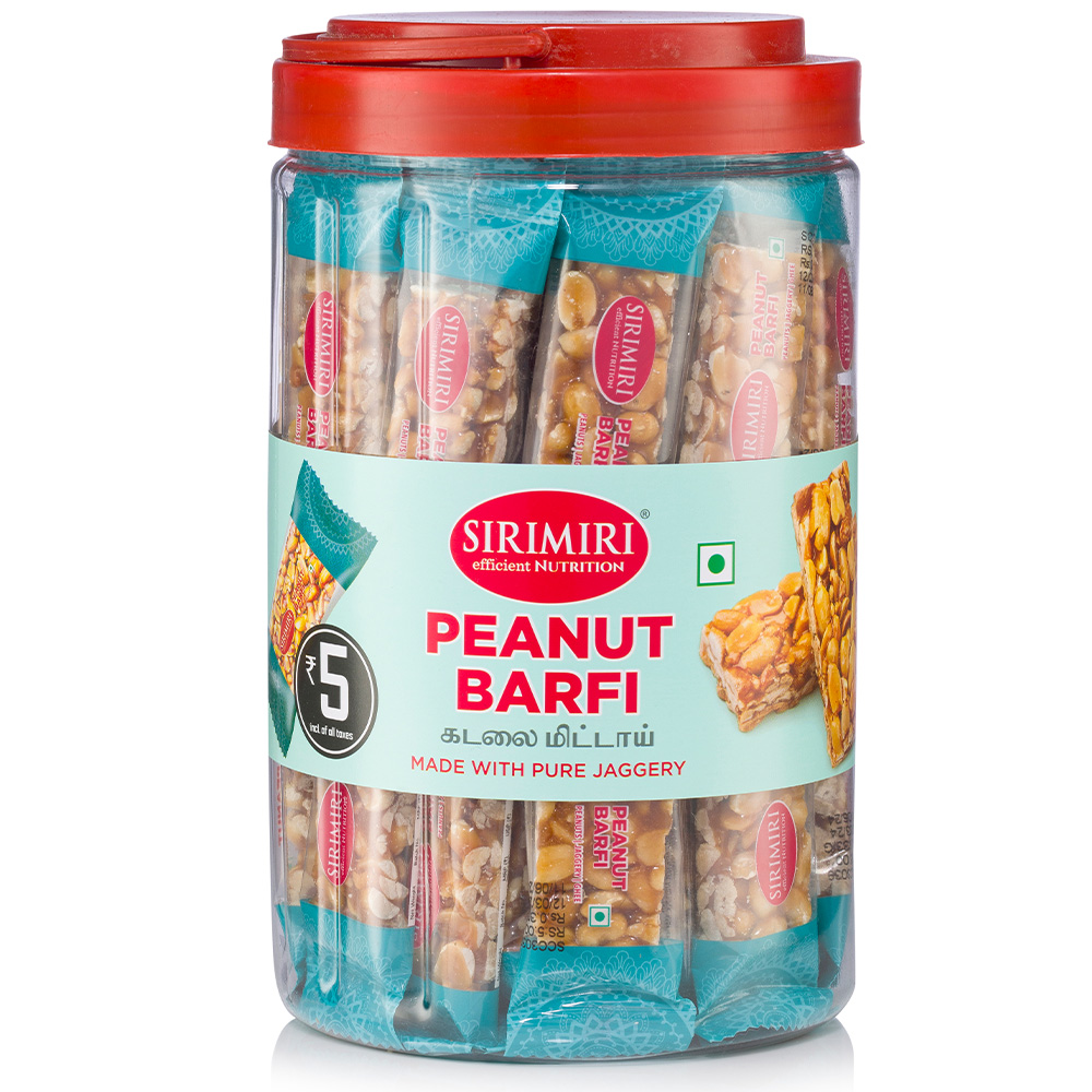 Peanut Barfi (15g each) - Jar of 50 Peanut Barfi (15g each) - Jar of 50
