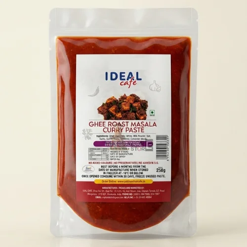 Ideal Cafe Ghee Roast Masala Paste – Authentic Mangalorean Curry Flavor | Ready-to-Cook – 250g