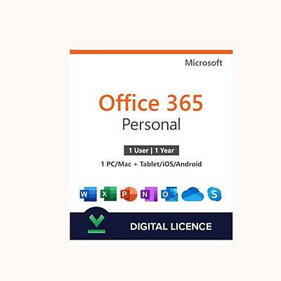 MS Office 365 Peraonal For 1Pc/Mac Key Only