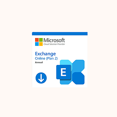 MS Office365 Exchange Online Plan 2 (100 GB Unlimited storage+ DLP)  (1 year) CSP