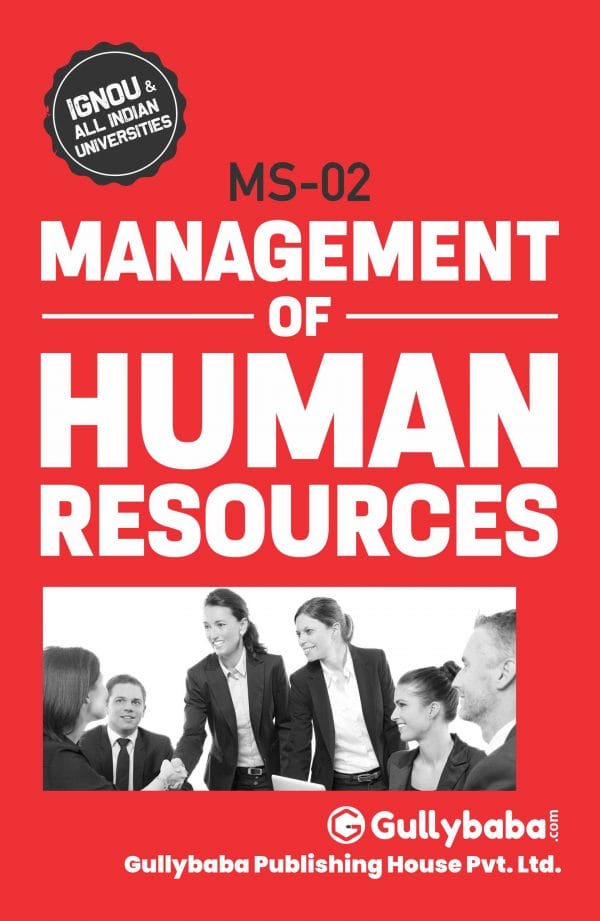 IGNOU MS-02 - Management of Human Resources, Latest Help Book Edition