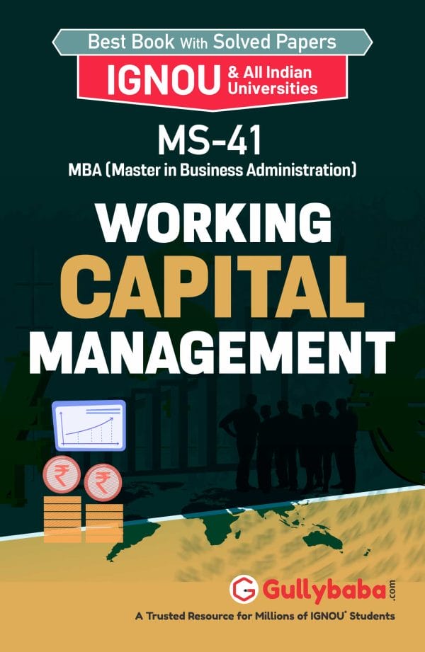 IGNOU MS-41 - Working Capital Management, Latest Help Book Edition
