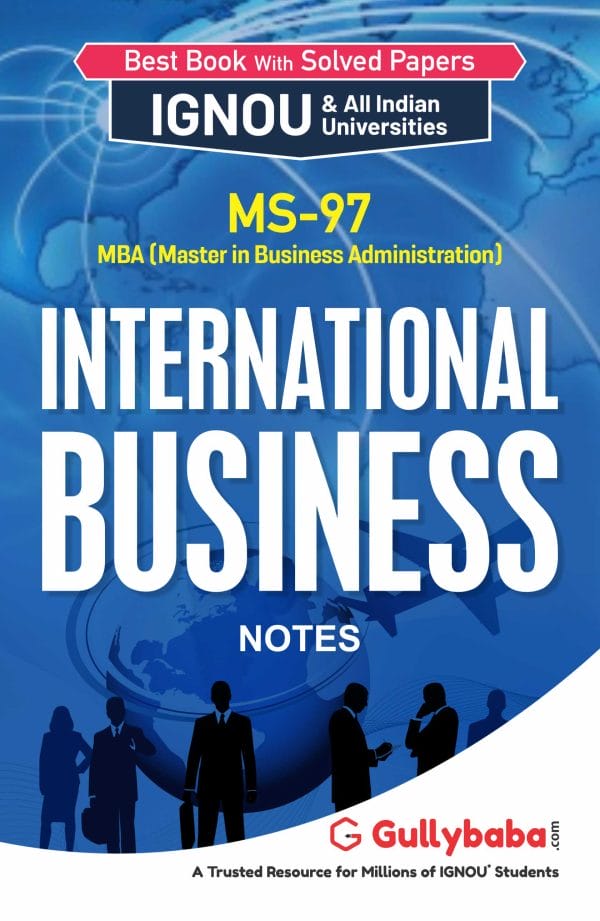 IGNOU MS-97 - International Business, Latest Help Book Edition