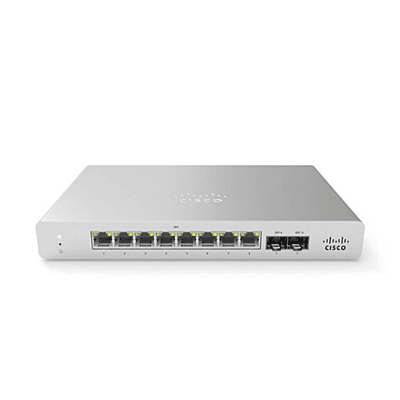 Cisco Meraki Licenses and Support - 8 Port Gigabit 127W PoE Switch-MS120-8FP