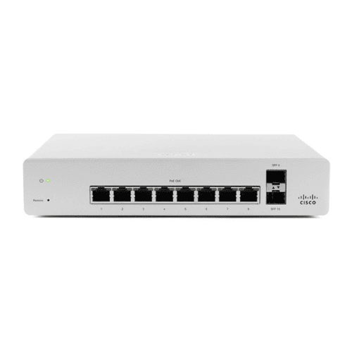 Cisco Meraki Cloud Managed 8 Port Gigabit Ethernet Switch – MS220-8
