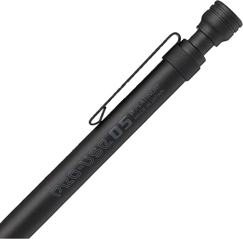 Platinum Sharp Pencil Professional Use 0.5 Matte Black MSDB-1500B