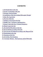 Message of the Bhagavad Gita