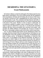 Message of the Bhagavad Gita