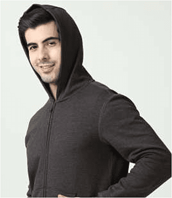 Marks & Spencer Hoodie Jacket (Charcoal Grey)