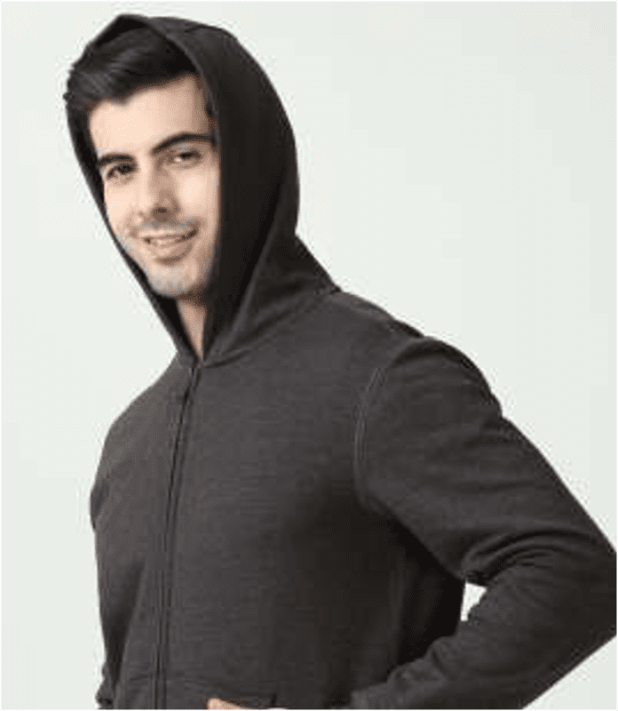 Marks & Spencer Hoodie Jacket (Charcoal Grey)