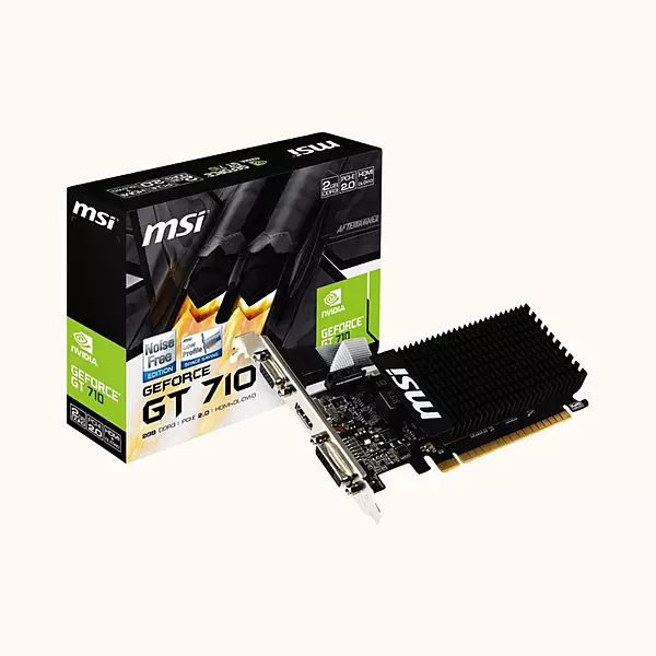MSI GeForce Graphic Card, GT 710 2GD3H LP
