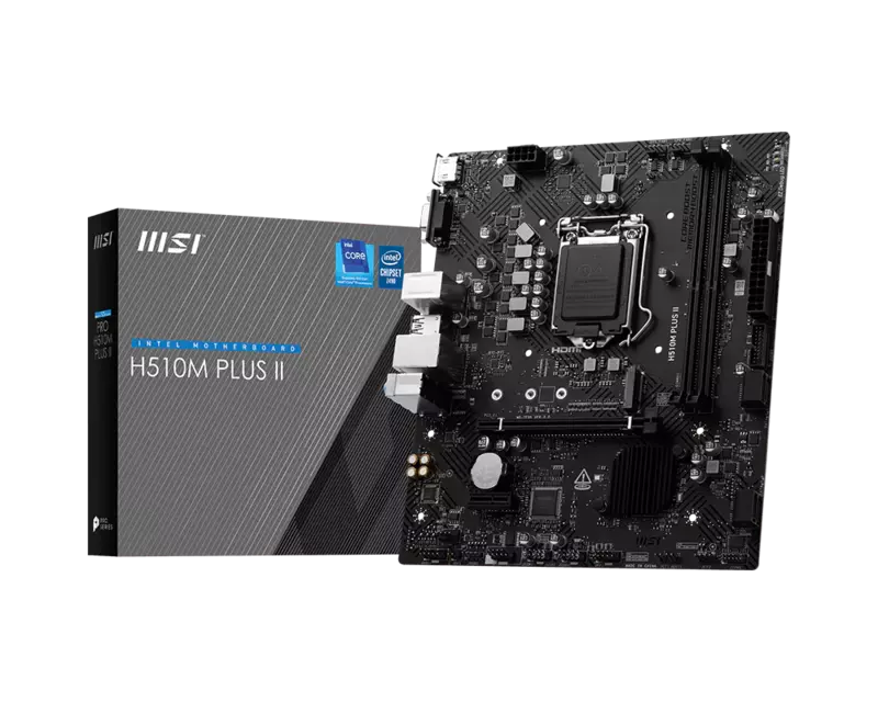 MSI PRO H510M PLUS II DDR4 mATX Motherboard