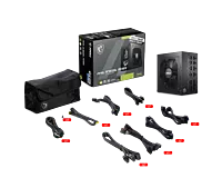 MSI MAG A750GL PCIE5 750W 80+ Gold Full Modular Power Supply