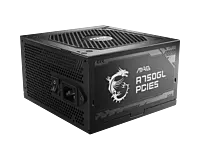 MSI MAG A750GL PCIE5 750W 80+ Gold Full Modular Power Supply