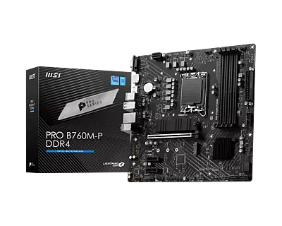 MSI PRO B760M-P DDR4 mATX Motherboard