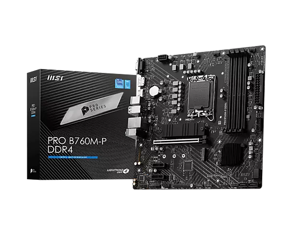 MSI PRO B760M-P DDR4 mATX Motherboard