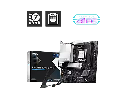 MSI PRO B860M-B WiFi DDR5 mATX Motherboard