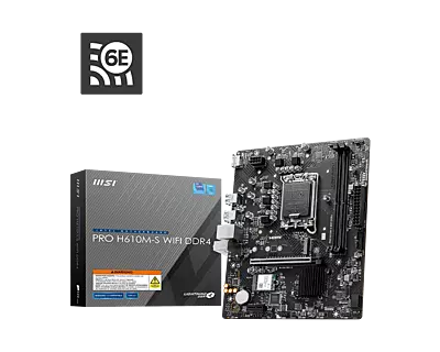 MSI PRO H610M-S WiFi DDR4 mATX Motherboard