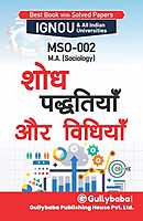 IGNOU MSO-02 - Research Methods and Methodologies, Latest Help Book Edition