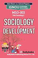 IGNOU MSO-03 - Sociology of Development, Latest Help Book Edition