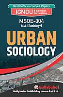 IGNOU MSOE-04 - Urban Sociology, Latest Help Book Edition