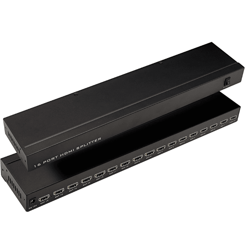 MT-VIKI 16-Port HDMI Splitter – High-Speed Signal Distribution | 4K Support