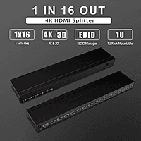 MT-VIKI 16-Port HDMI Splitter – High-Speed Signal Distribution | 4K Support