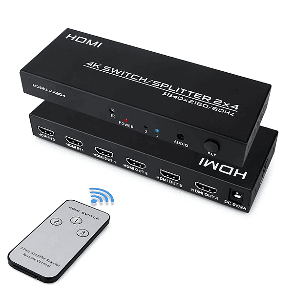 MT-VIKI 2 to 2 HDMI Switch – Dual HDMI Input & Output | High-Speed 4K Support