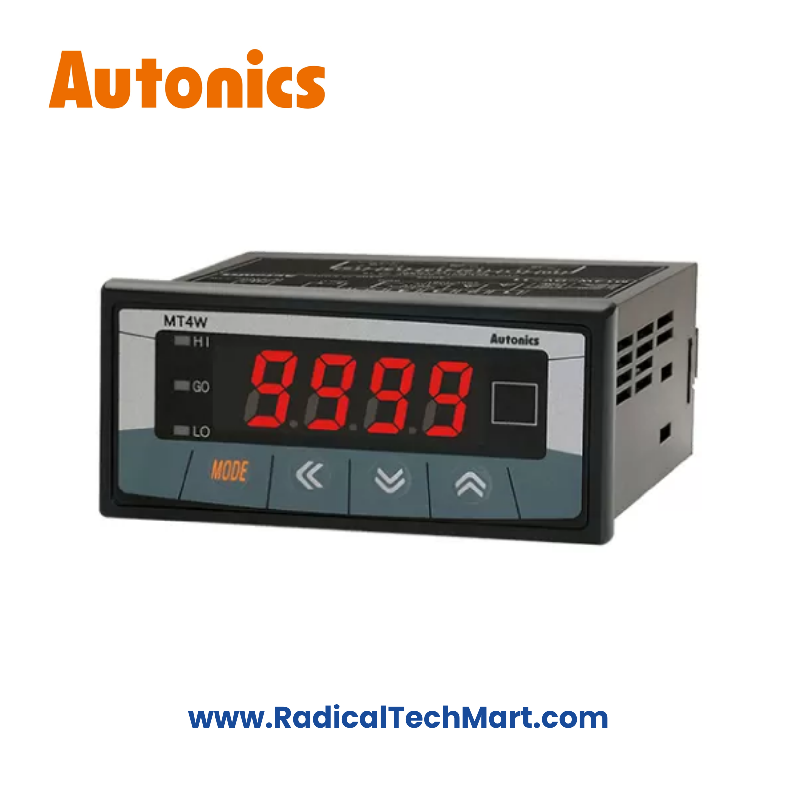Autonics MT4W-DV-49 Digital Panel Meter with RS485 and PNP Output