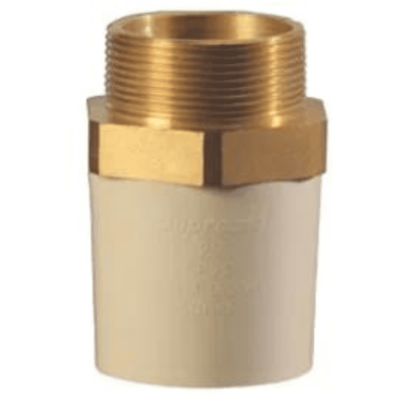 MTA (Brass), 80*80mm, 3*3(Inch), Life Line C-PVC Hot and Cold Water System 
