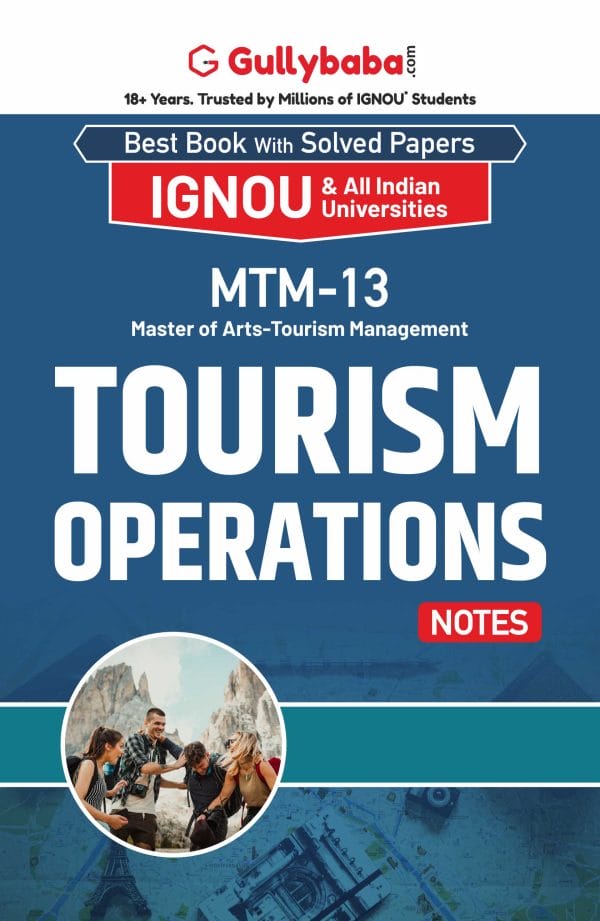 IGNOU MTM-13 - Tourism Operations, Latest Help Book Edition