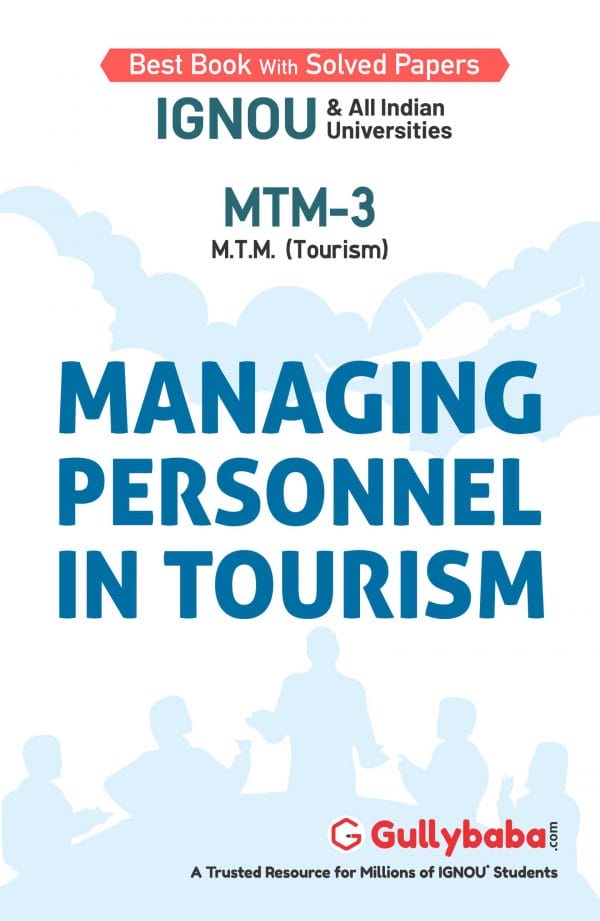 IGNOU MTM-03 - Managing Personnel in Tourism, Latest Help Book Edition