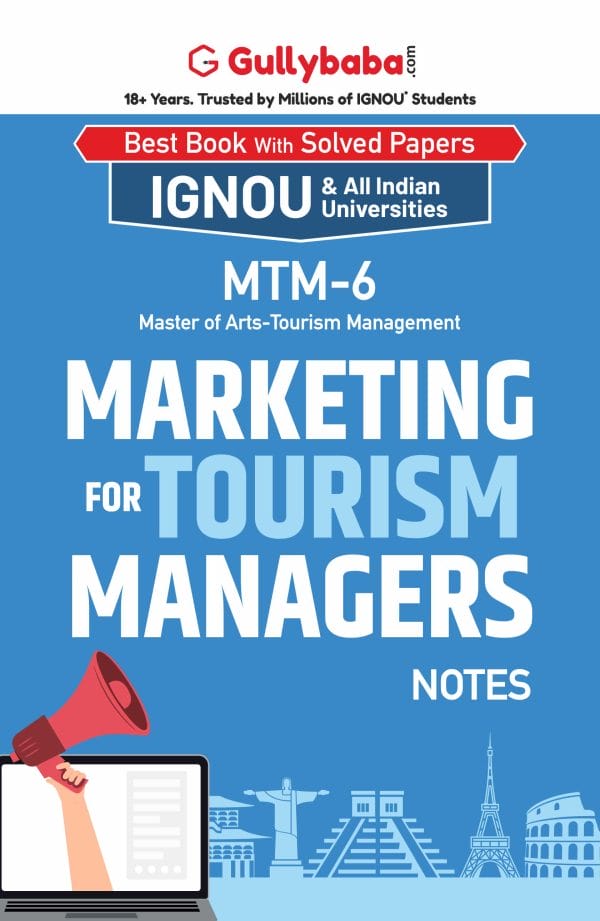 IGNOU MTM-06 - Marketing for Tourism Managers, Latest Help Book Edition