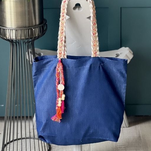 MULTI STRAP DENIM BAG