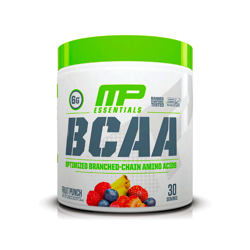 MusclePharm Essentials BCAA Powder - 30 Servings (Fruit Punch)