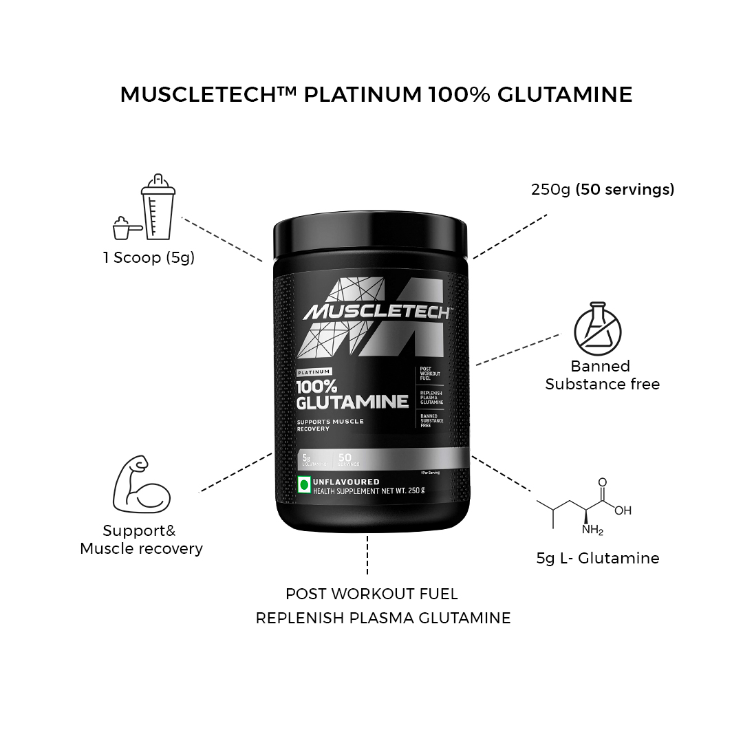 MUSCLE TECH ESSENTIAL SERIES PLATINUM 100% GLUTAMINE