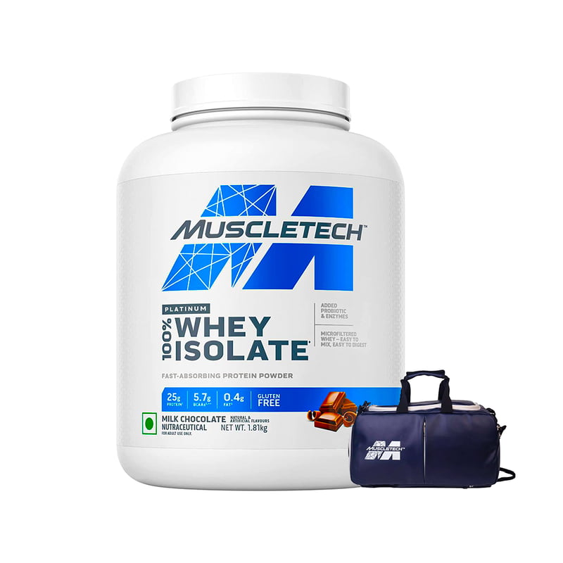 MUSCLE TECH PLATINUM 100% WHEY ISOLATE  1.8 KG