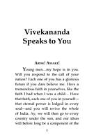 Vivekananda Speaks to You
