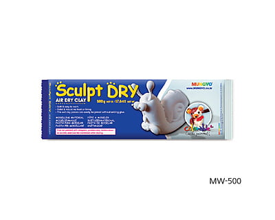 MUNGYO SCULPT DRY AIR HARDENING CLAY, 500 GRAMS