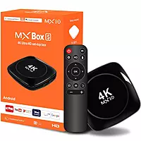 MX Box S 4K Ultra HD Set-Top Box – High-Definition Streaming | Android TV Support