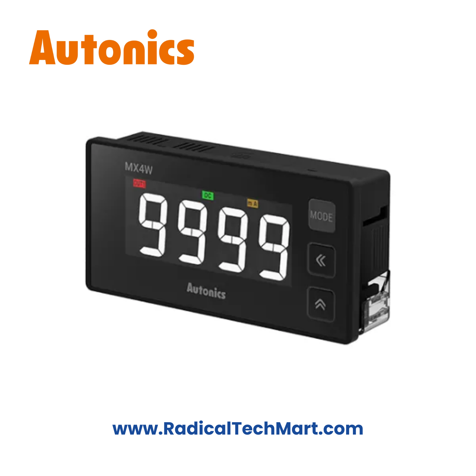 Autonics MX4W-A-F1 Digital Panel Meter with LCD Display
