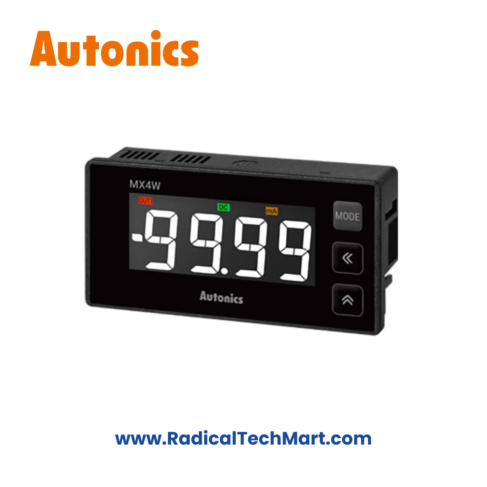 Autonics MX4W-A-F2 Digital Panel Meter with LCD Display