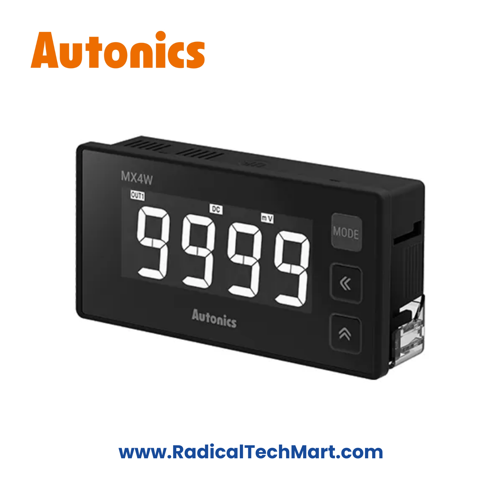 Autonics MX4W-A-FN 4-Digit Digital Panel Meter with LCD Display