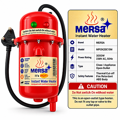 MERSA INSTANT WATER HEATER - RED3K